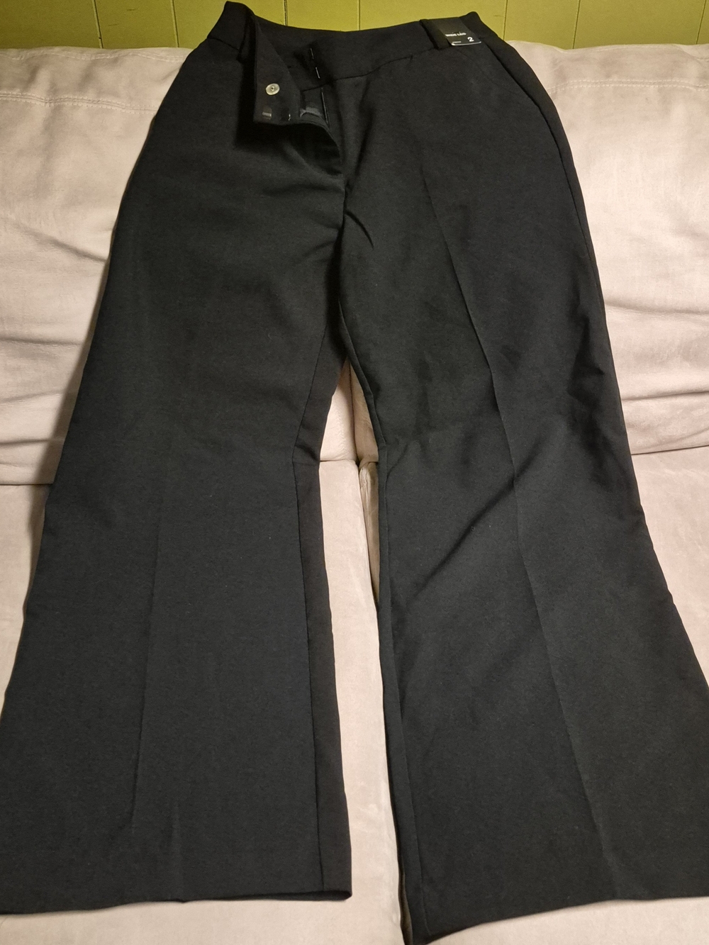 New York & Company Black Wide-Leg Women's Dress Pants